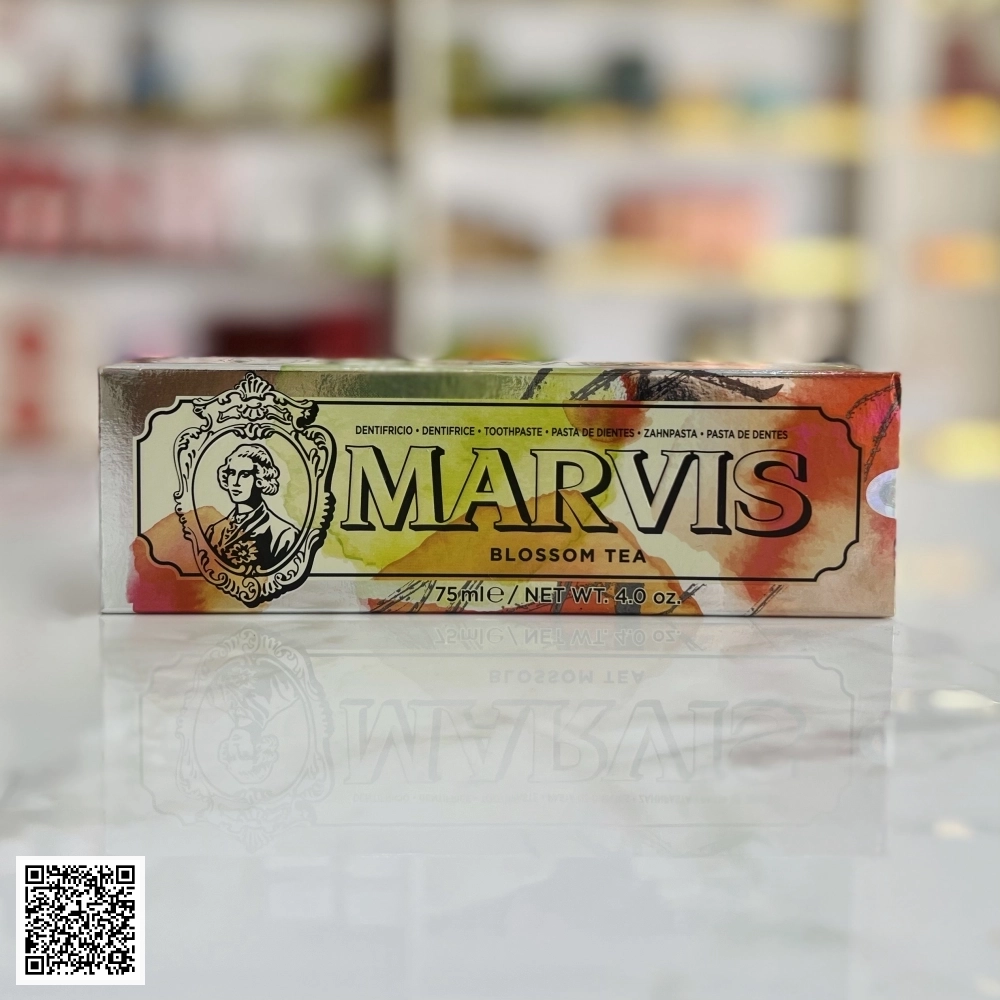 Kem Đánh Răng Marvis Blossom Tea Hương Trà Đen Và Hoa 75ml