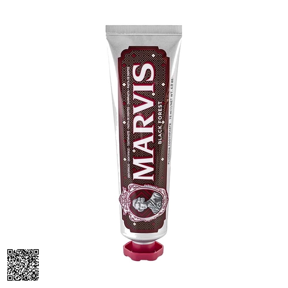Kem Đánh Răng Marvis Black Forest Hương Socola Kết Hợp Cherry 75ml