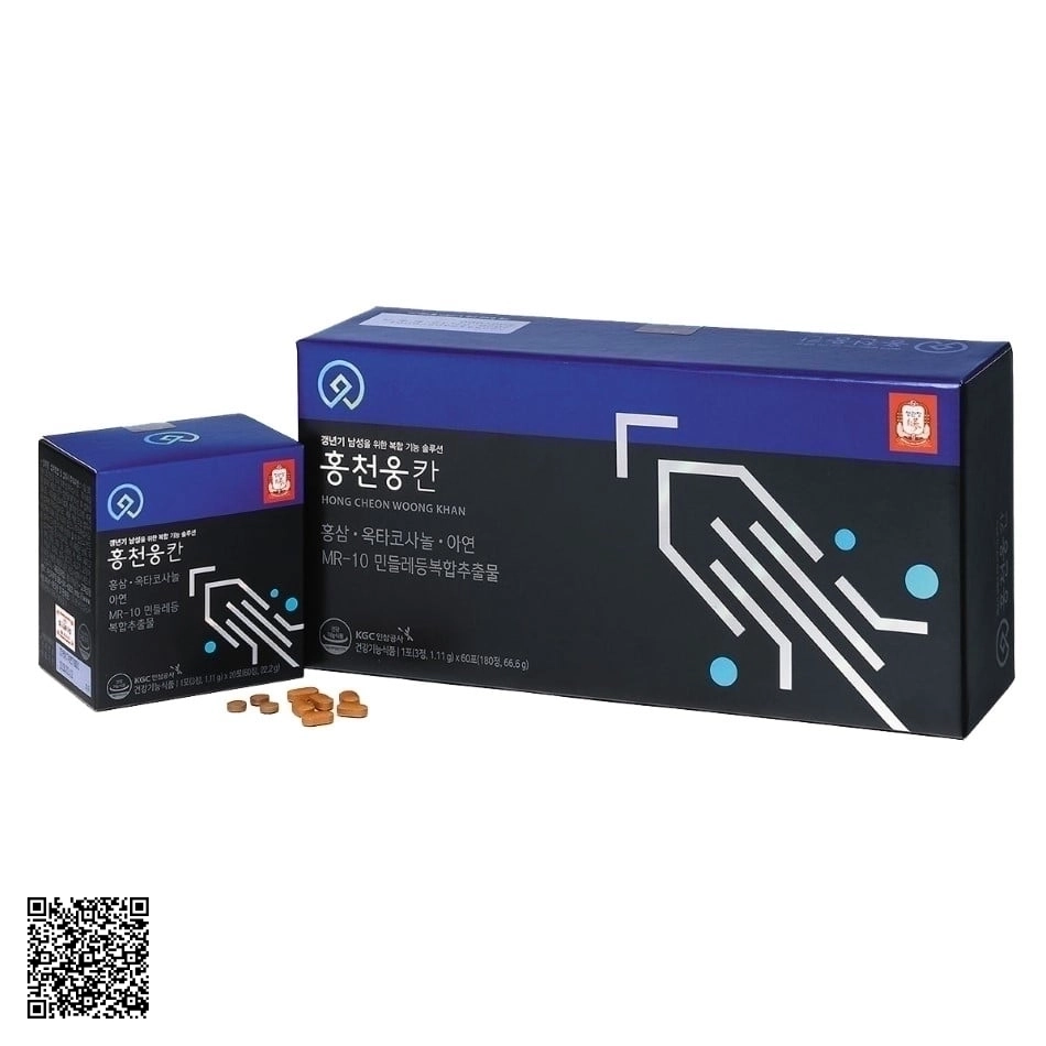 Viên Hồng Sâm Tăng Cường Sinh Lý Nam KGC Cheong Kwan Jang Từ Hàn Quốc 180 Viên
