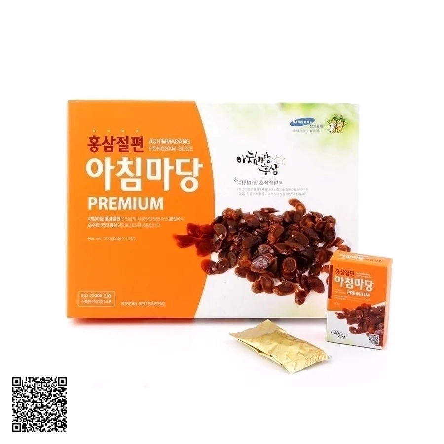 Hồng Sâm Thái Lát Tẩm Mật Ong Achimmadang Hongsam Slice Từ Hàn Quốc 200g