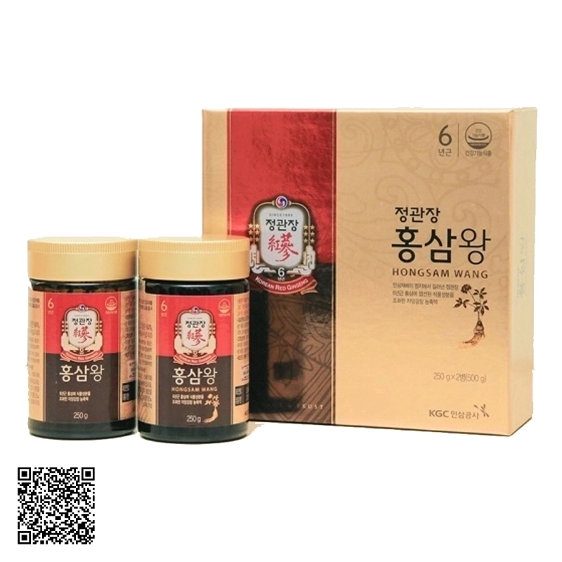 Cao Hồng Sâm KGC Korean Red Ginseng Hong Sam Wang Từ Hàn Quốc 2 Lọ