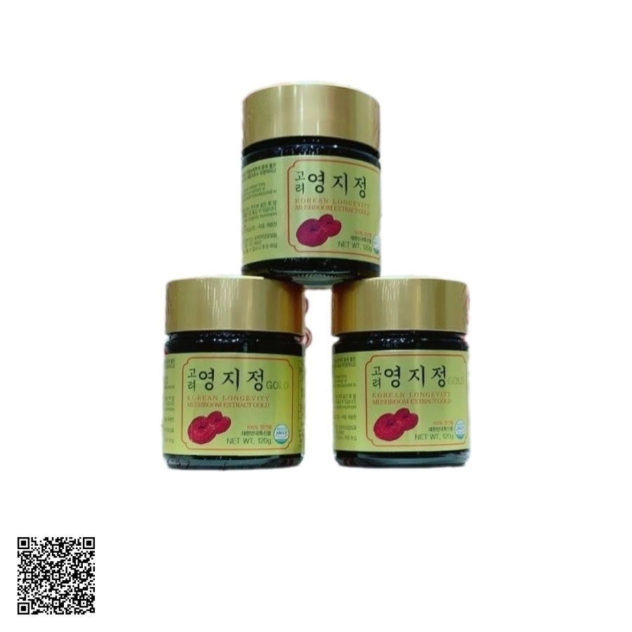 Cao Linh Chi Sao Vàng SamSung Korean Longevity Mushroom Extract Gold Từ Hàn Quốc 3 Lọ