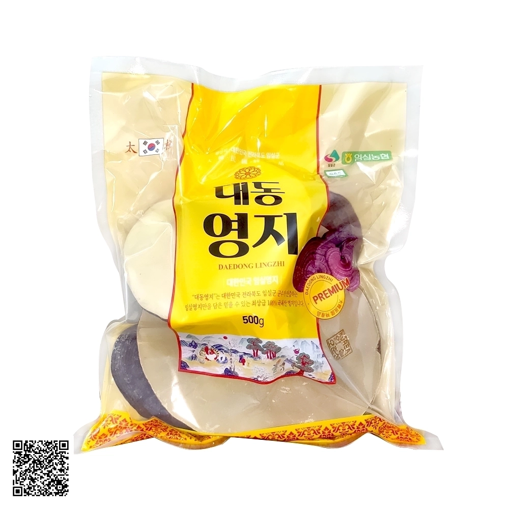 Nấm Linh Chi Đỏ Daedong Lingzhi Mushroom Premium Từ Hàn Quốc 500g