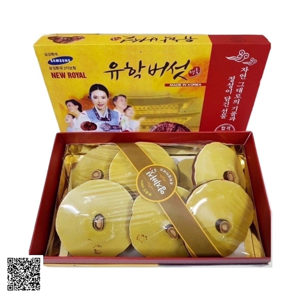 Nấm Linh Chi Vàng Thơm New Royal Cao Cấp Từ Hàn Quốc 1kg
