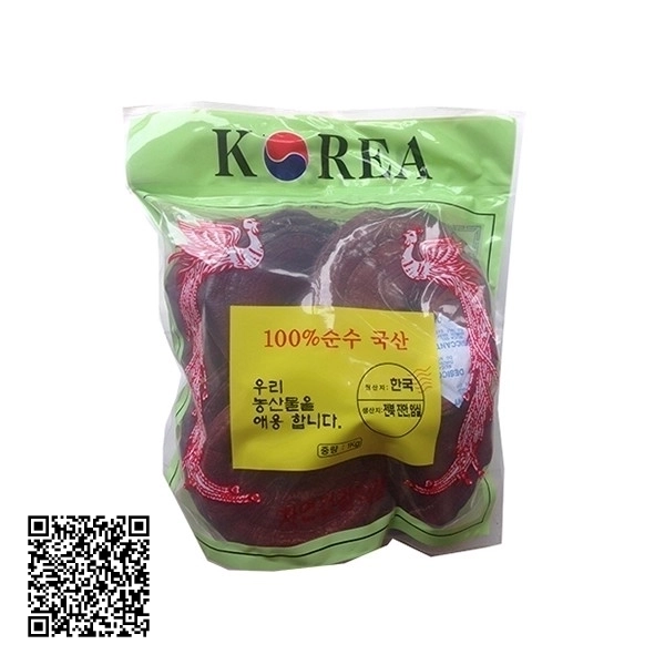 Nấm Linh Chi Đỏ Phượng Hoàng Túi Xanh Từ Hàn Quốc 1kg (3 Tai Trở Lên)