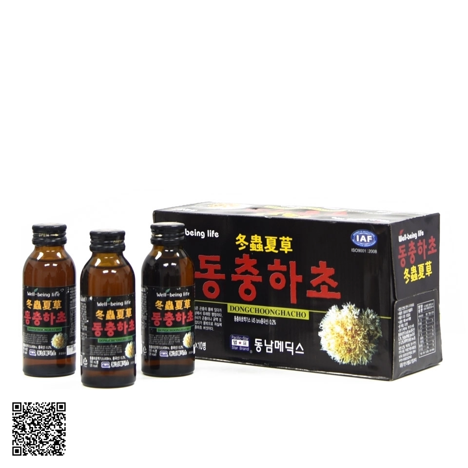 Nước Đông Trùng Hạ Thảo Well-Being Life Từ Hàn Quốc 10 Chai