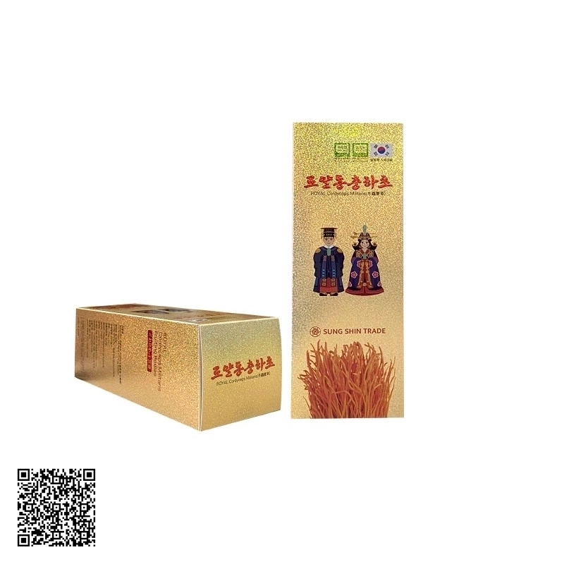 Nấm Đông Trùng Hạ Thảo Sấy Khô Daedong Royal Cordyceps Militairs Từ Hàn Quốc 100g
