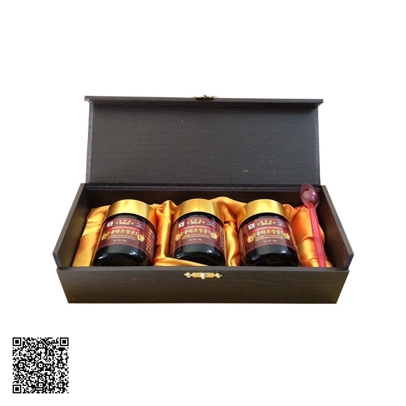 Cao Đông Trùng Hạ Thảo Goryeo Korean Dong Chung Hacho Extract Gold Từ Hàn Quốc 3 Lọ