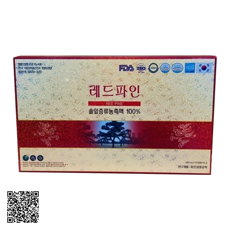 Viên Tinh Dầu Thông Đỏ Red Pine Từ Hàn Quốc 120 Viên