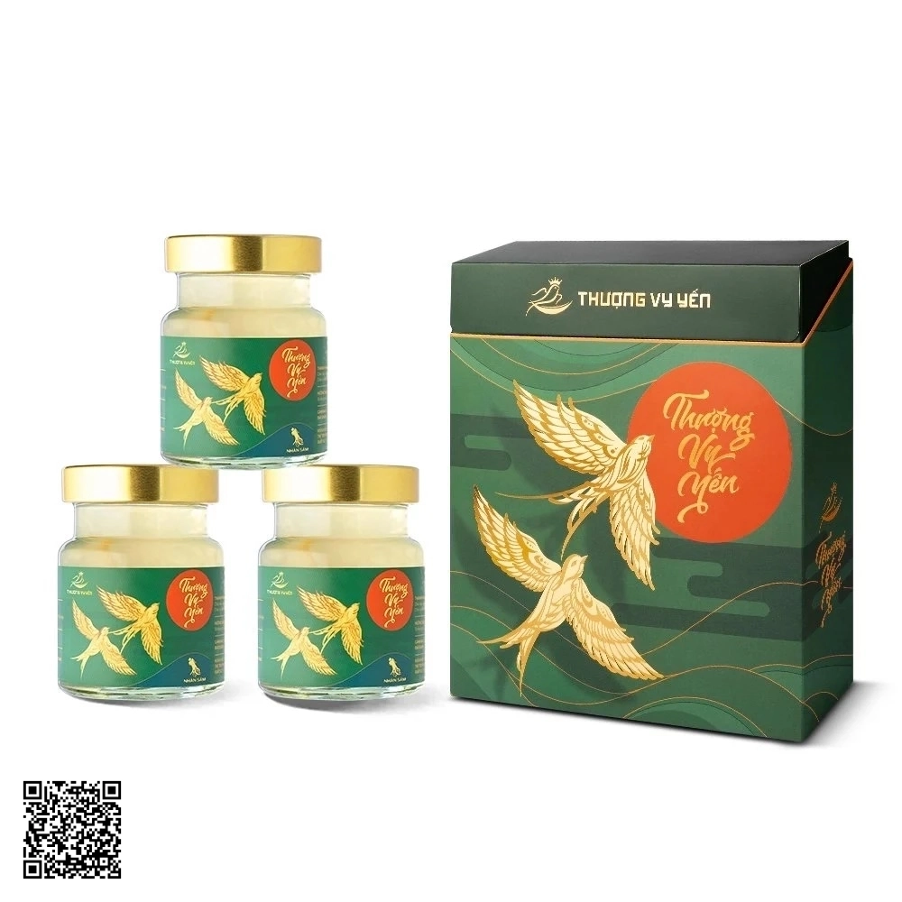 Yến Sào Thượng Vy Yến Biển Nhân Sâm Set 6 Hũ