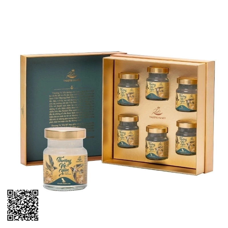Yến Sào Thượng Vy Yến Đảo Nhân Sâm Set 6 Hũ