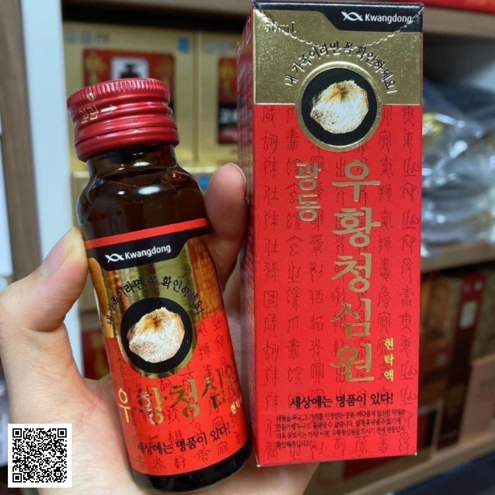 Nước An Cung Ngưu Hoàng Hoàn Tổ Kén Kwangdong Từ Hàn Quốc 10 Chai