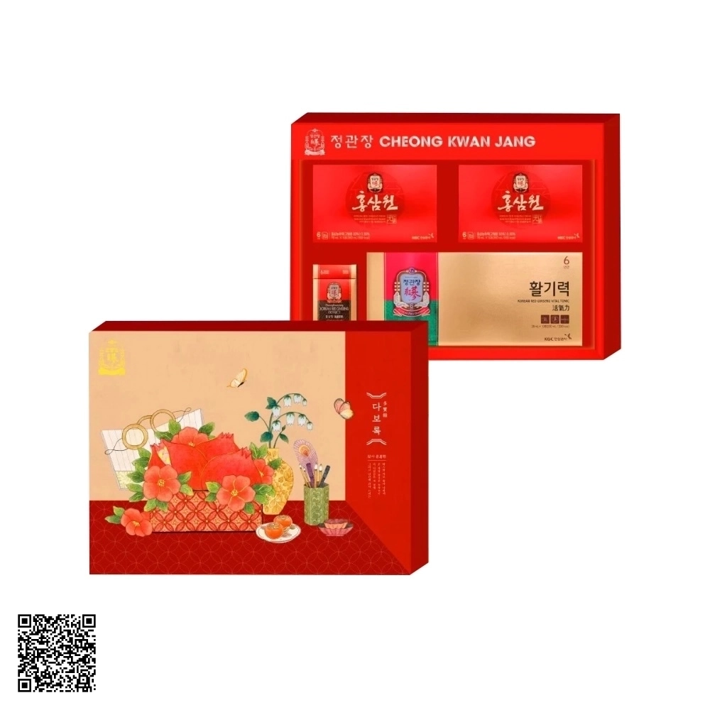 Hộp Quà Tết Hồng Sâm Cao Cấp KGC Phúc Thọ Trường Cửu Từ Hàn Quốc