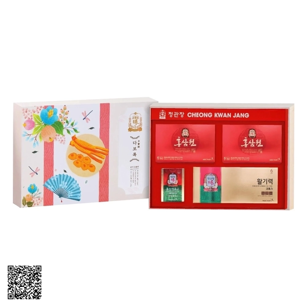 Hộp Quà Tết Hồng Sâm Cao Cấp KGC An Khang Vượng Phúc Từ Hàn Quốc
