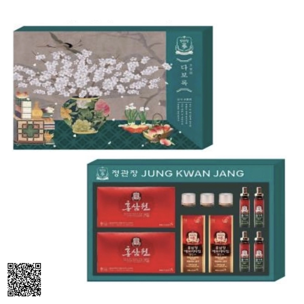 Hộp Quà Tết Hồng Sâm Cao Cấp KGC Thịnh Vượng Hạnh Phúc Từ Hàn Quốc