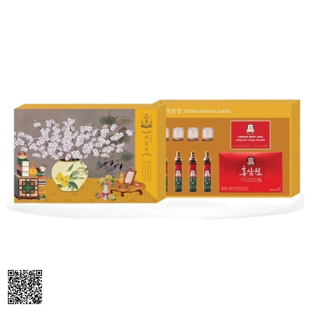 Hộp Quà Tết Hồng Sâm Cao Cấp KGC Ngũ Phúc Lâm Môn Từ Hàn Quốc