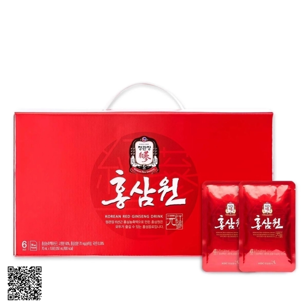 Nước Hồng Sâm Won KGC Jung Kwan Jang Từ Hàn Quốc 15 Gói