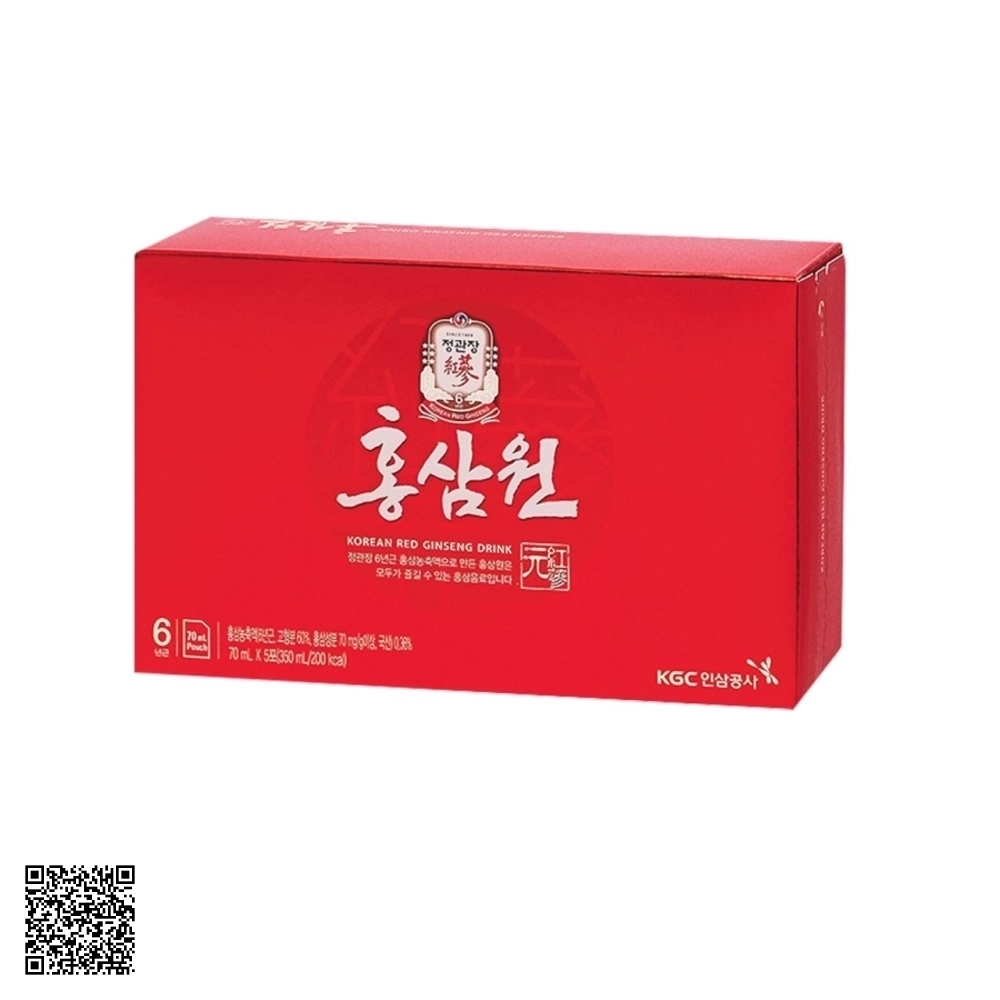 Nước Hồng Sâm Won KGC Jung Kwan Jang Từ Hàn Quốc 5 Gói