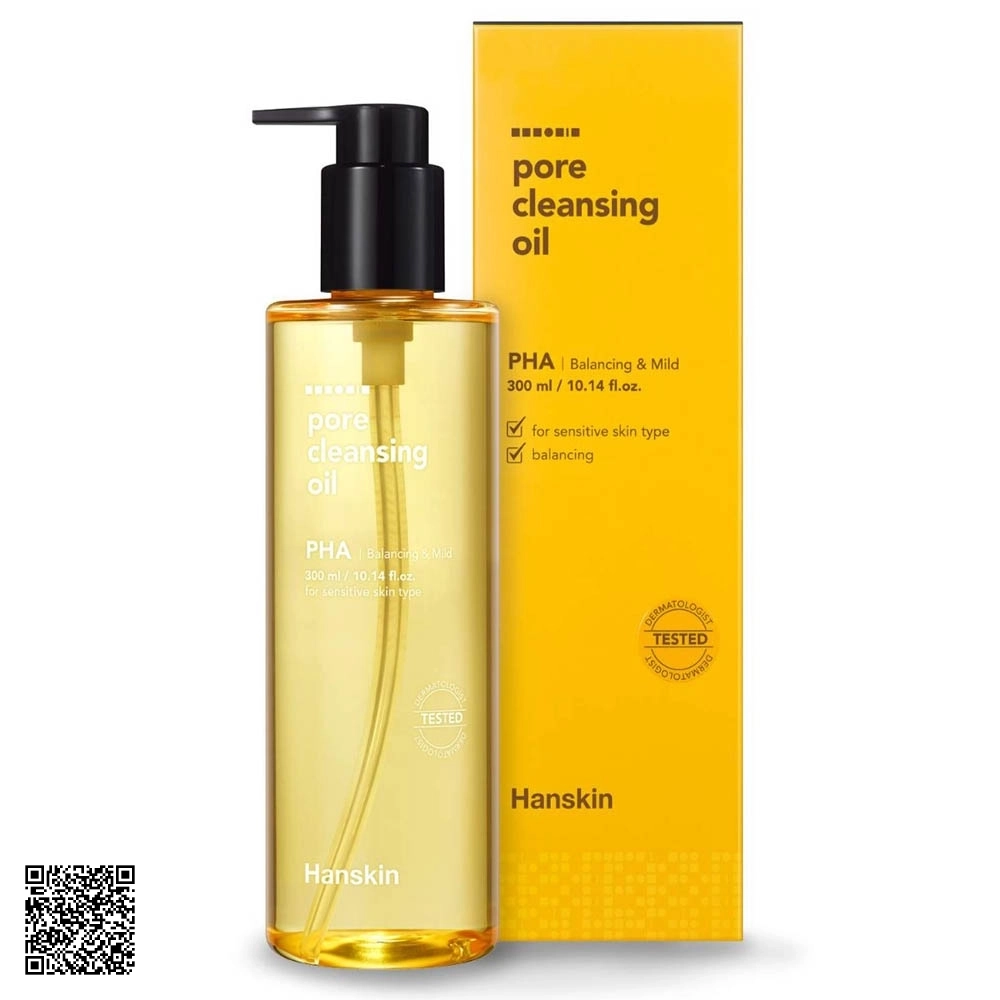 Dầu Tẩy Trang Hanskin Cleansing Oil & Blackhead PHA Từ Hàn Quốc 300ml