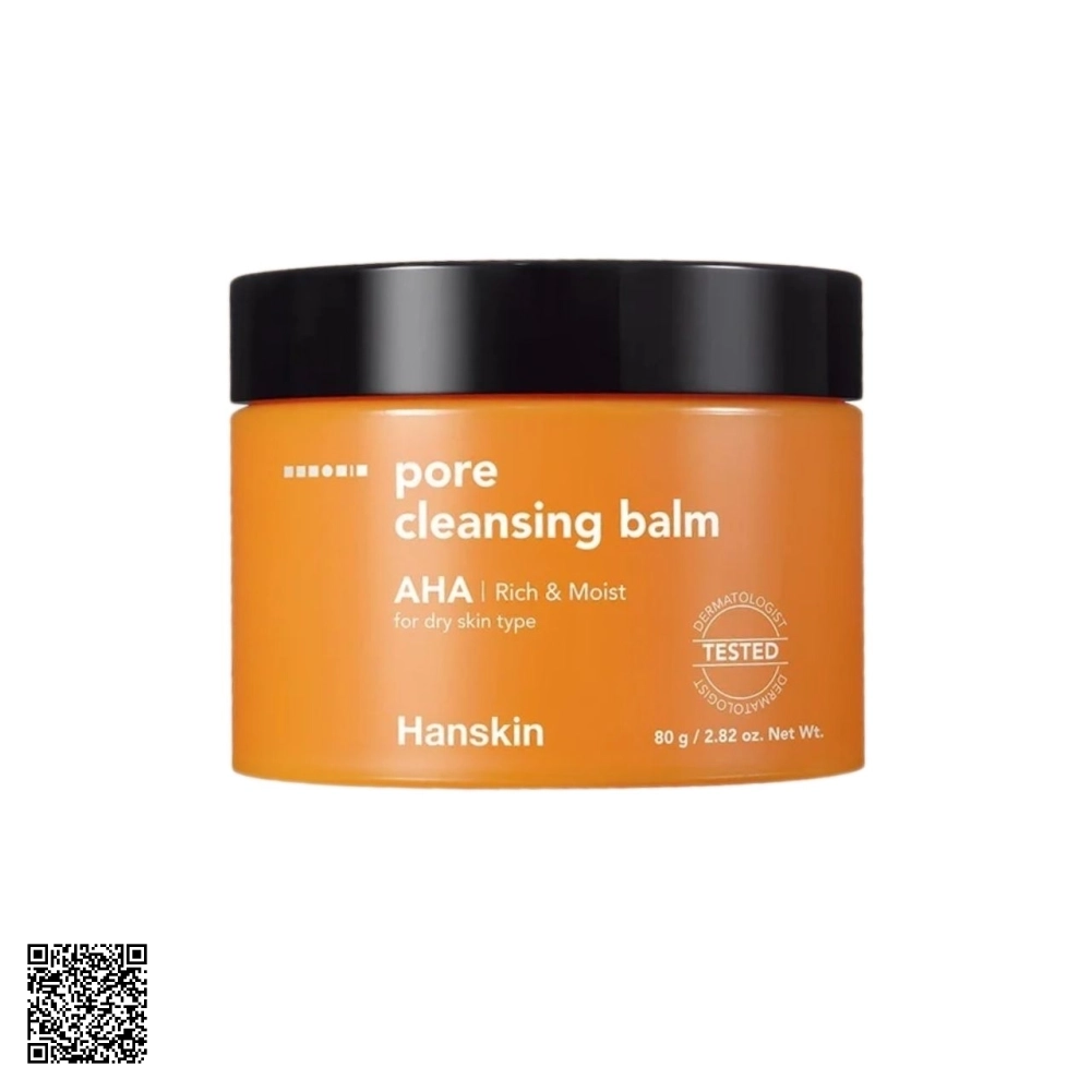 Sáp Tẩy Trang Hanskin Pore Cleansing Balm AHA Từ Hàn Quốc 80g