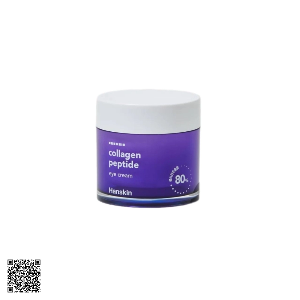 Kem Dưỡng Mắt Hanskin Collagen Peptide Eye Cream Từ Hàn Quốc 80ml