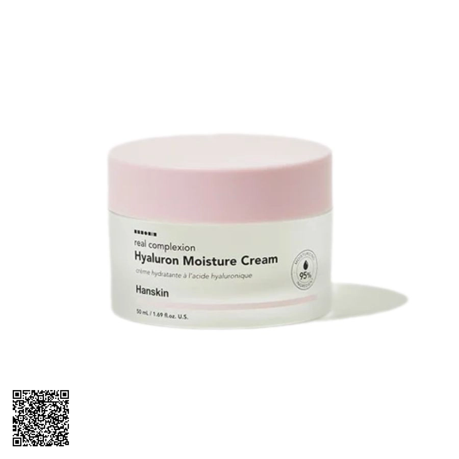 Kem Dưỡng Ẩm Hanskin Real Complexion Hyaluron Moisture Cream Từ Hàn Quốc 50ml