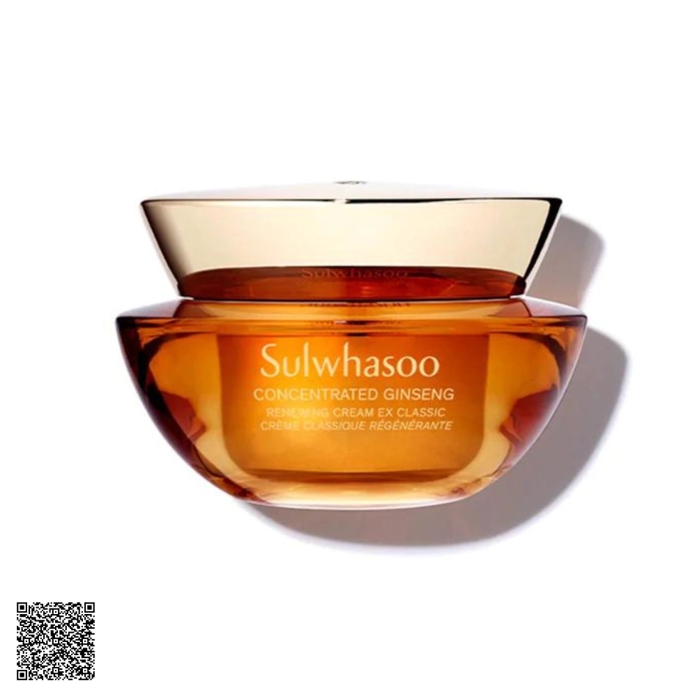 [Phiên Bản Cho Da Thường Đến Khô] Kem Dưỡng Giúp Ngừa Lão Hóa Từ Nhân Sâm Sulwhasoo Concentrated Ginseng Renewing Cream Classic 30ml