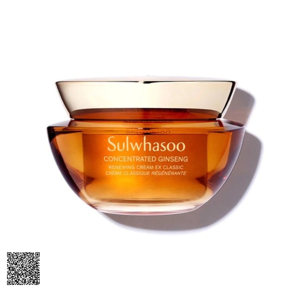 [Phiên Bản Mới Cho Da Thường Đến Khô] Kem Dưỡng Giúp Ngừa Lão Hóa Từ Nhân Sâm Sulwhasoo Concentrated Ginseng Renewing Cream Classic 60ml