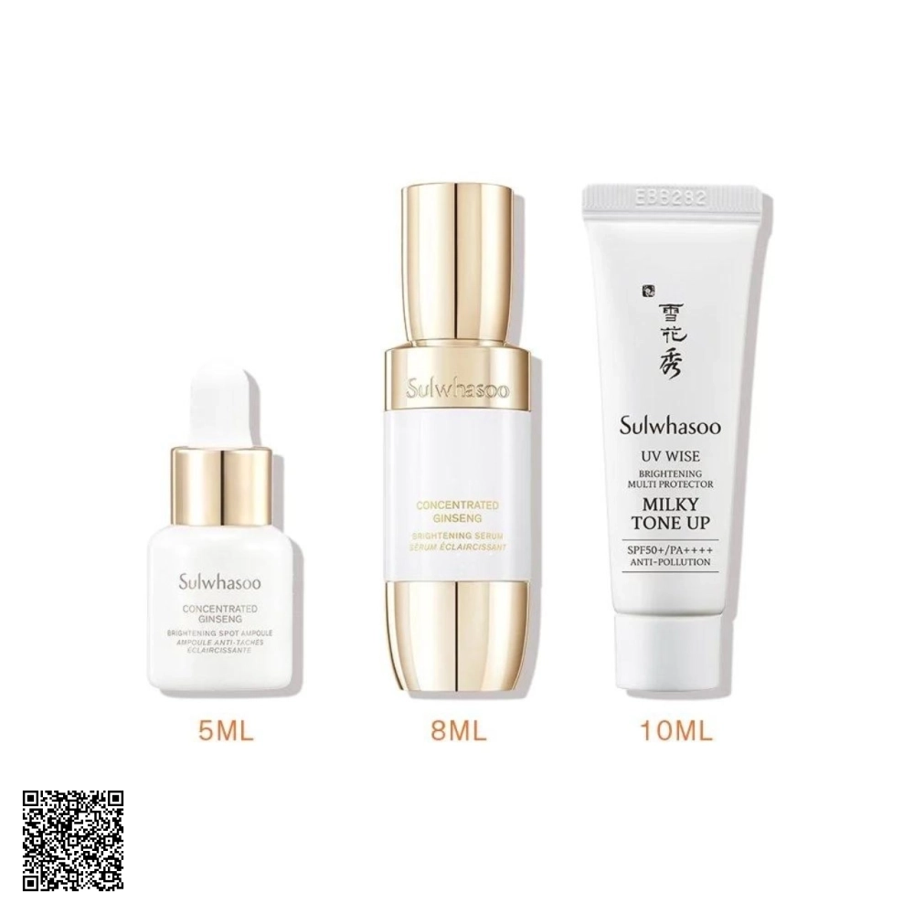 Bộ Làm Sáng Da Chuyên Sâu Sulwhasoo Trial Brightening Targeting Set 3 Món