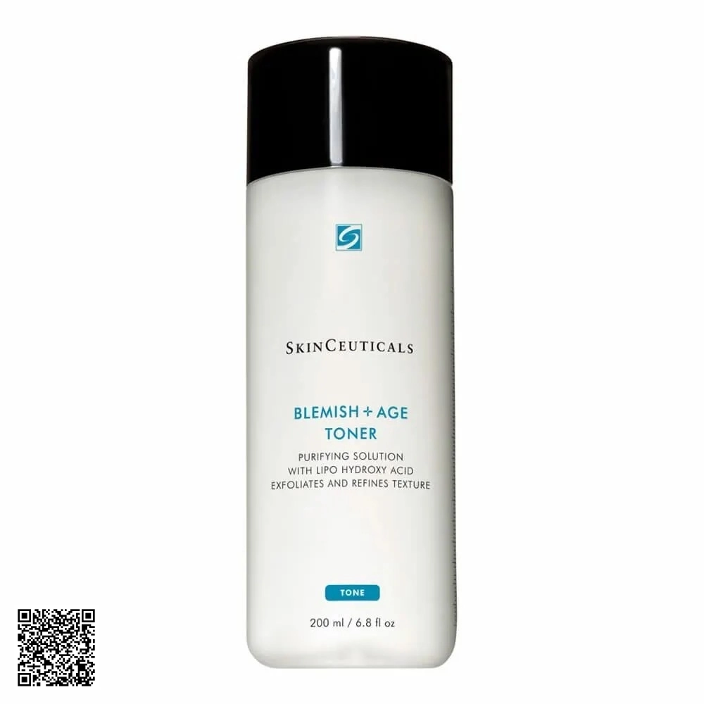 Nước Cân Bằng Giảm Mụn SkinCeuticals Blemish + Age Toner Từ Mỹ 200ml