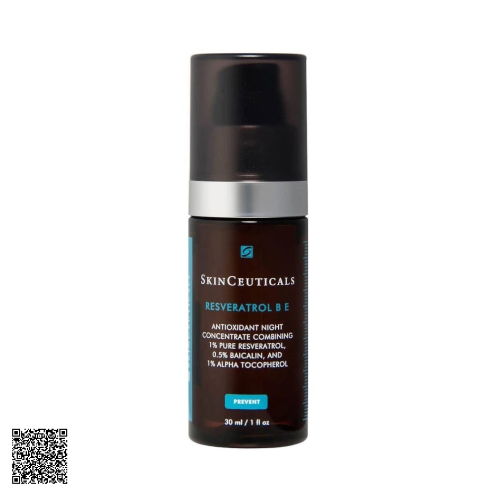 Tinh Chất Đêm Hỗ Trợ Ngừa Lão Hóa, Tái Tạo Và Phục Hồi Da SkinCeuticals Resveratrol B E Từ Mỹ 30ml