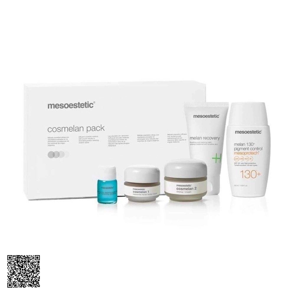 Bộ Kem Mờ Nám Chuyên Sâu Mesoestetic Cosmelan Pack Từ Tây Ban Nha 5 Món
