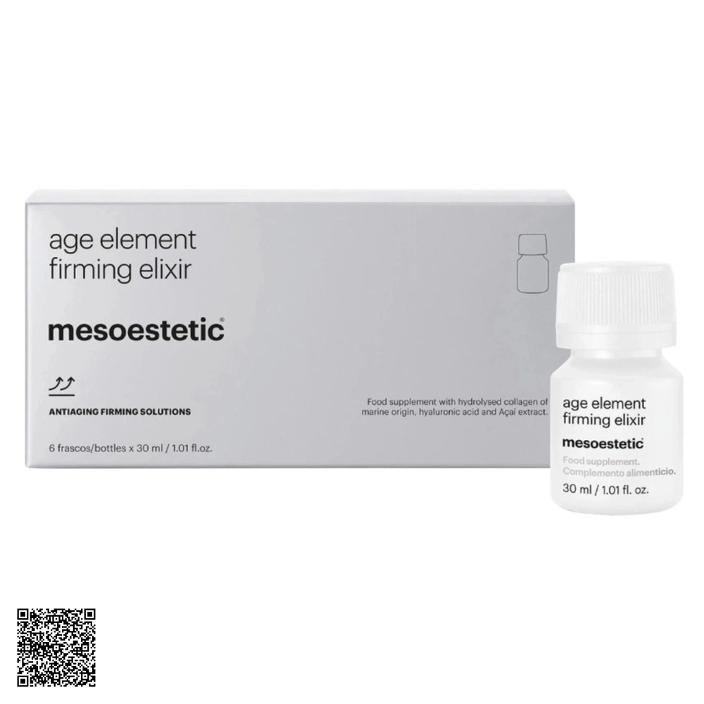 Nước Uống Bổ Sung Collagen Trẻ Hóa Da Mesoestetic Age Element Firming Elixir Từ Tây Ban Nha 6 Lọ