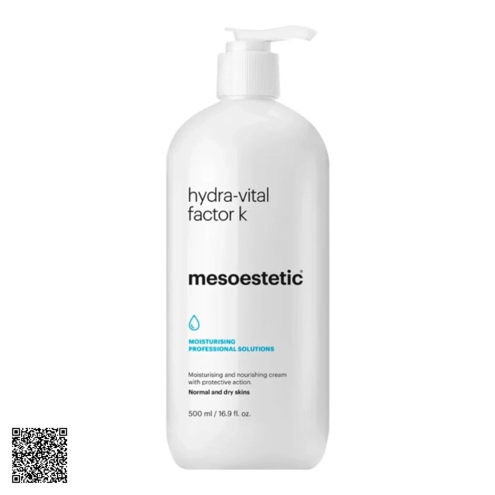 Kem Dưỡng Ẩm Mesoestetic Hydra Vital Factor K Moisturizing Solutions Từ Tây Ban Nha 500ml