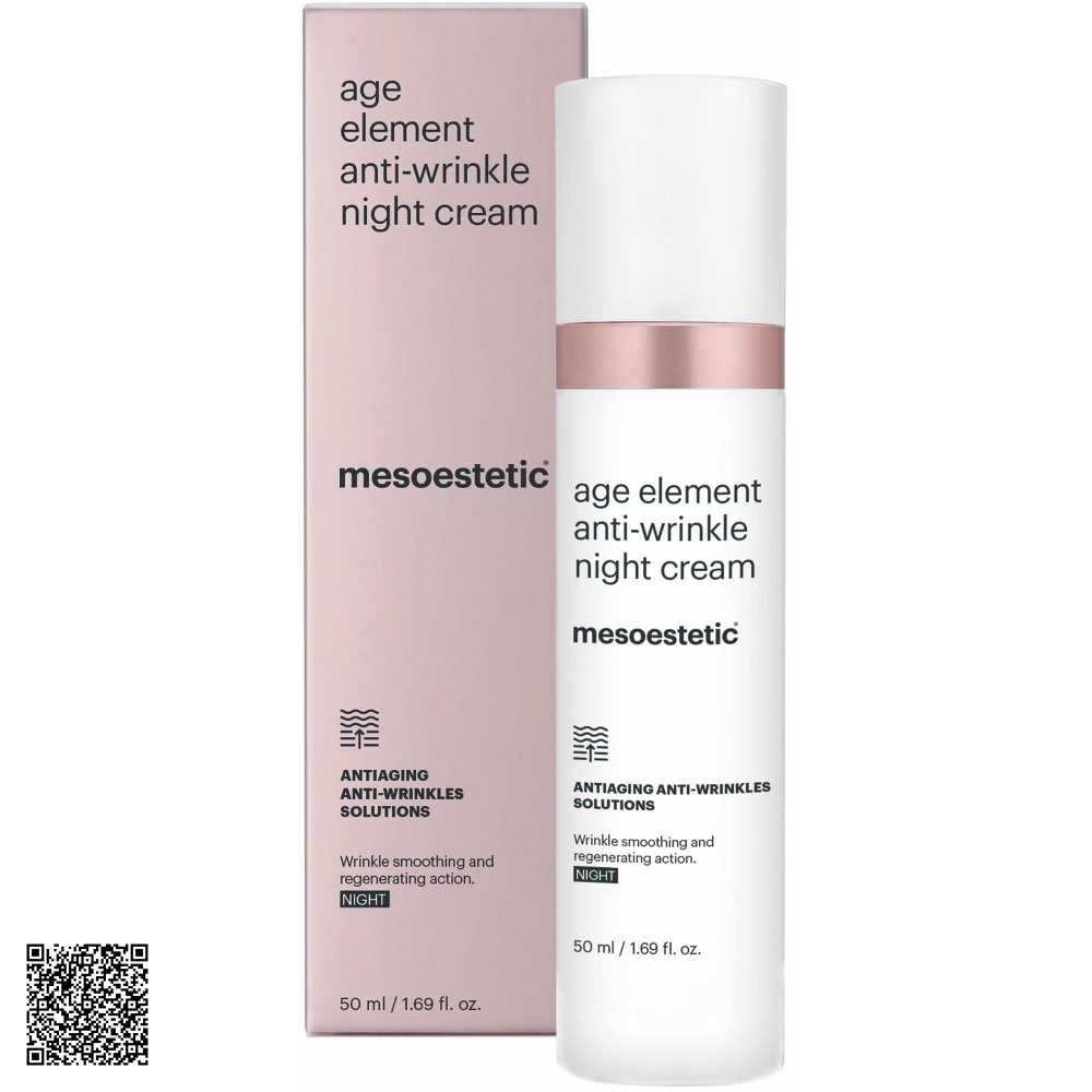 Kem Hỗ Trợ Ngừa Lão Hóa Ban Đêm Mesoestetic Age Element Anti-Wrinkle Night Cream Từ Tây Ban Nha 50ml