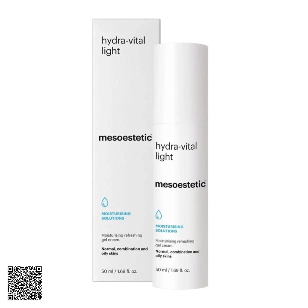 Kem Dưỡng Ẩm Mesoestetic Moisturizing Solutions Hydra-Vital Light Từ Tây Ban Nha 50ml