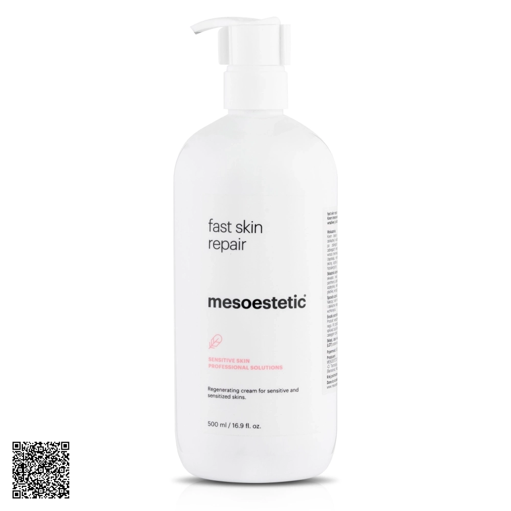 Kem Dưỡng Làm Dịu Da Mesoestetic Sensitive Skin Solutions Fast Skin Repair Từ Tây Ban Nha 500ml