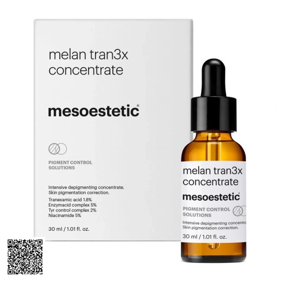 Serum Mờ Nám Mesoestetic Pigment Control Solutions Melan Tran3x Concentrate Từ Tây Ban Nha 30ml