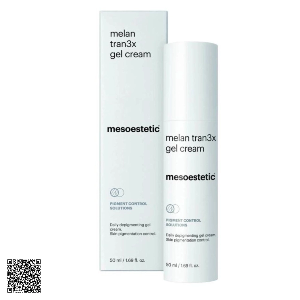 Kem Giảm Thâm Nám Mesoestetic Pigment Control Solutions Melan Tran3x Gel Cream Từ Tây Ban Nha 50ml