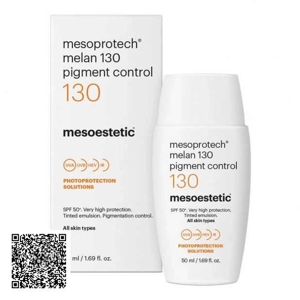 Kem Chống Nắng Ngừa Nám Mesoestetic Mesoprotech Melan 130 Pigment Control Photoprotection Solution Từ Tây Ban Nha 50ml