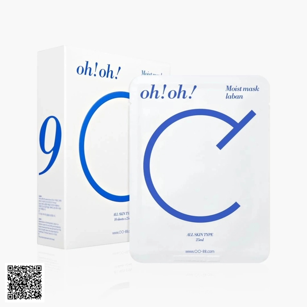 Mặt Nạ Dưỡng Ẩm, Hỗ Trợ Ngừa Lão Hóa Da Oh!Oh! Moist Mask Laban Từ Hàn Quốc
