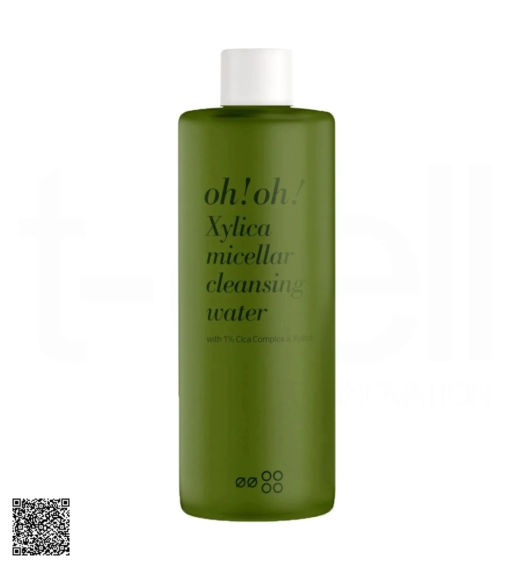 Nước Tẩy Trang Chuyên Sâu Phục Hồi Màng Lipid Oh!Oh! Xylica Micellar Cleansing Water With 1% Cica Complex & Xylitol 350ml
