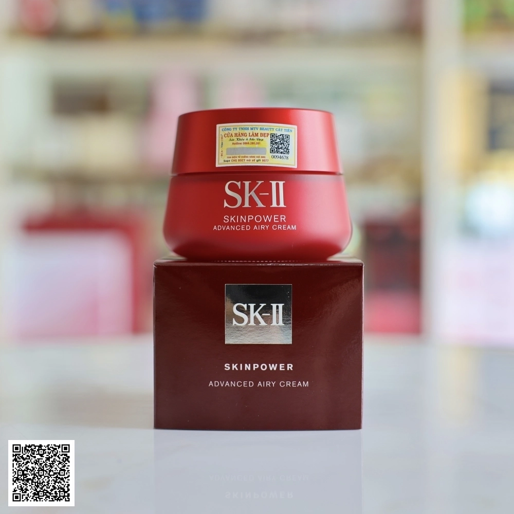 SK-II Skinpower Advanced Airy Cream Kem Dưỡng Chống Lão Hóa Da Mặt Skii Nhật Bản 80g