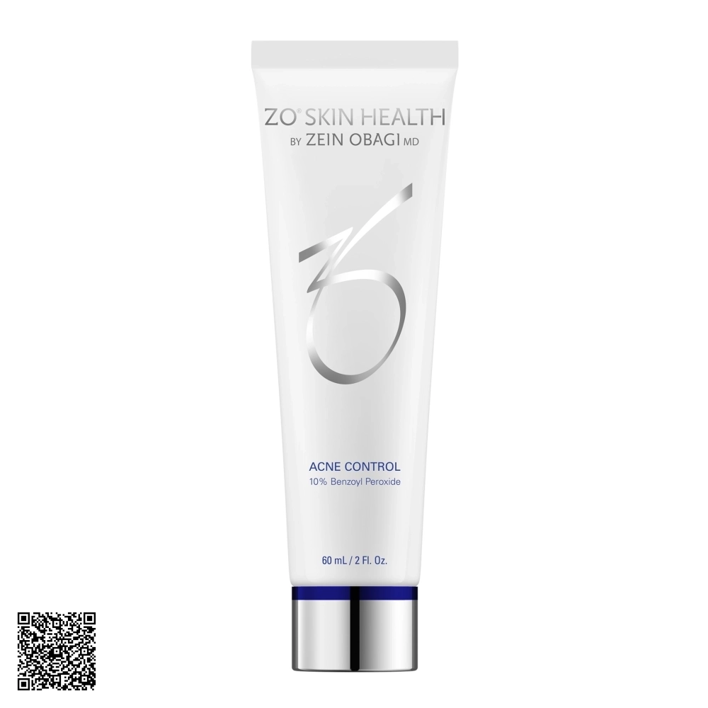 ZO Skin Health Acne Control 10% Benzoyl Peroxide Kem Giảm Mụn Trứng Cá Từ Mỹ 60ml