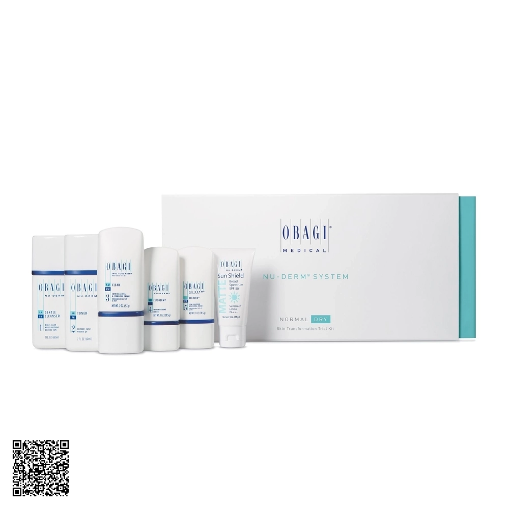 Bộ Kit Mờ Nám Dành Cho Da Khô Obagi Nu-Derm Transformation Kit Norm-Dry Từ Mỹ