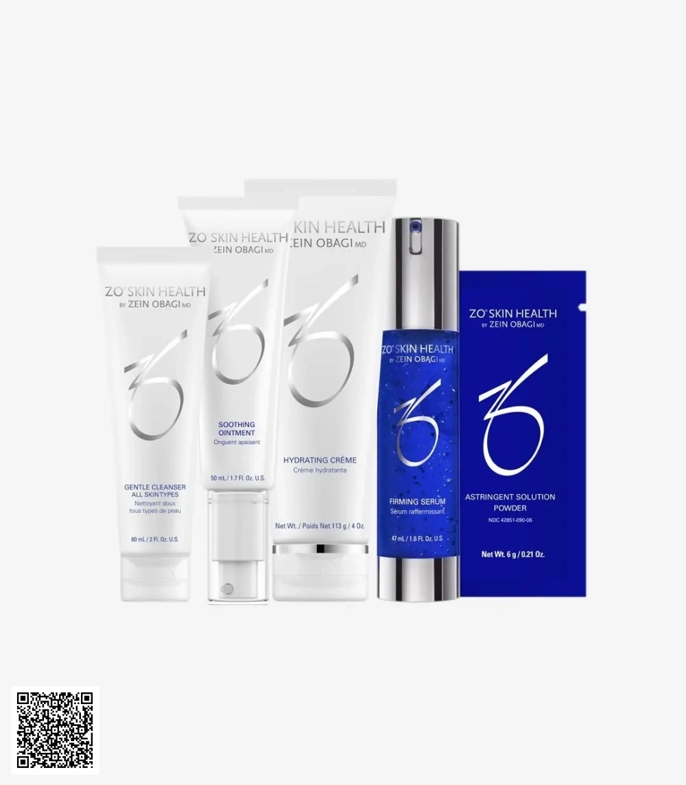 Bộ Sản Phẩm Phục Hồi Da Sau Laser ZO Skin Health Post Procedure Program Từ Mỹ 5 Món