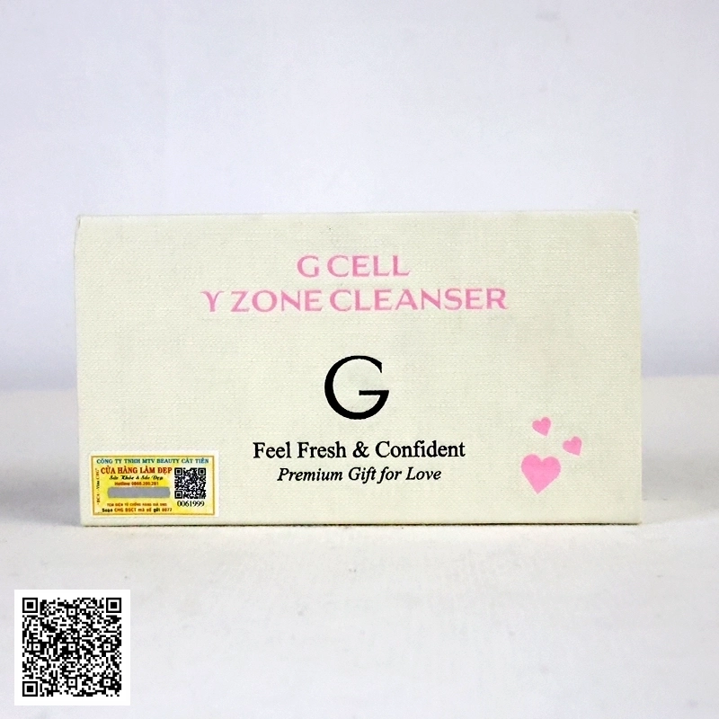 Viên Đặt Se Khít Gcell Y Zone Cleanser Feel Fresh & Confident Từ Hàn Quốc 15 Viên