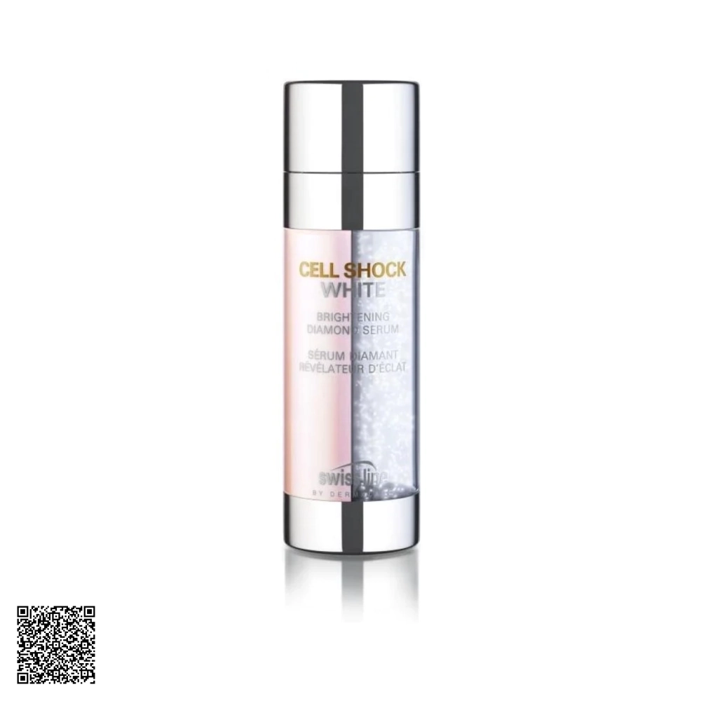 Serum Dưỡng Trắng Da Từ Kim Cương Swissline Cell Shock White Brightening Diamond Serum Từ Thuỵ Sĩ 40ml