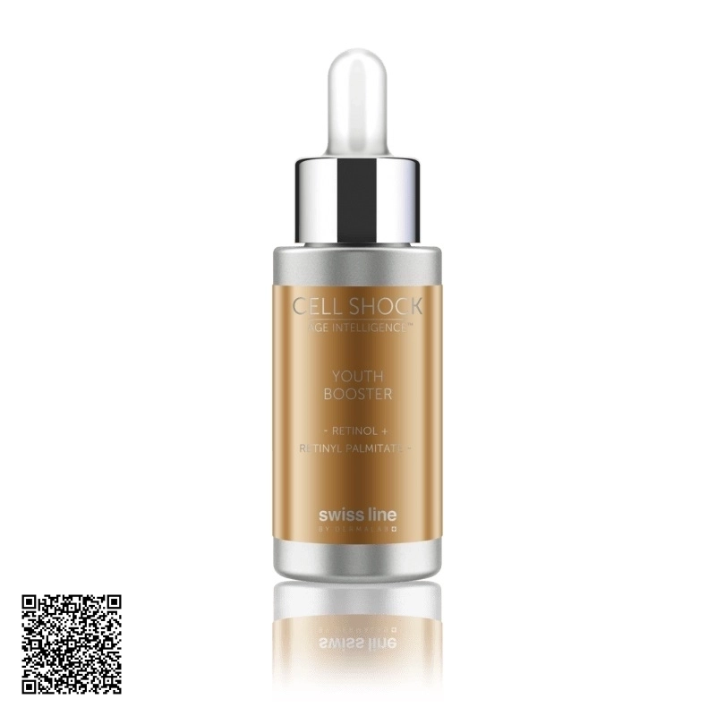 Tinh Chất Trẻ Hóa Da Swissline Cell Shock Age Intelligence Youth Booster Từ Thuỵ Sĩ 20ml