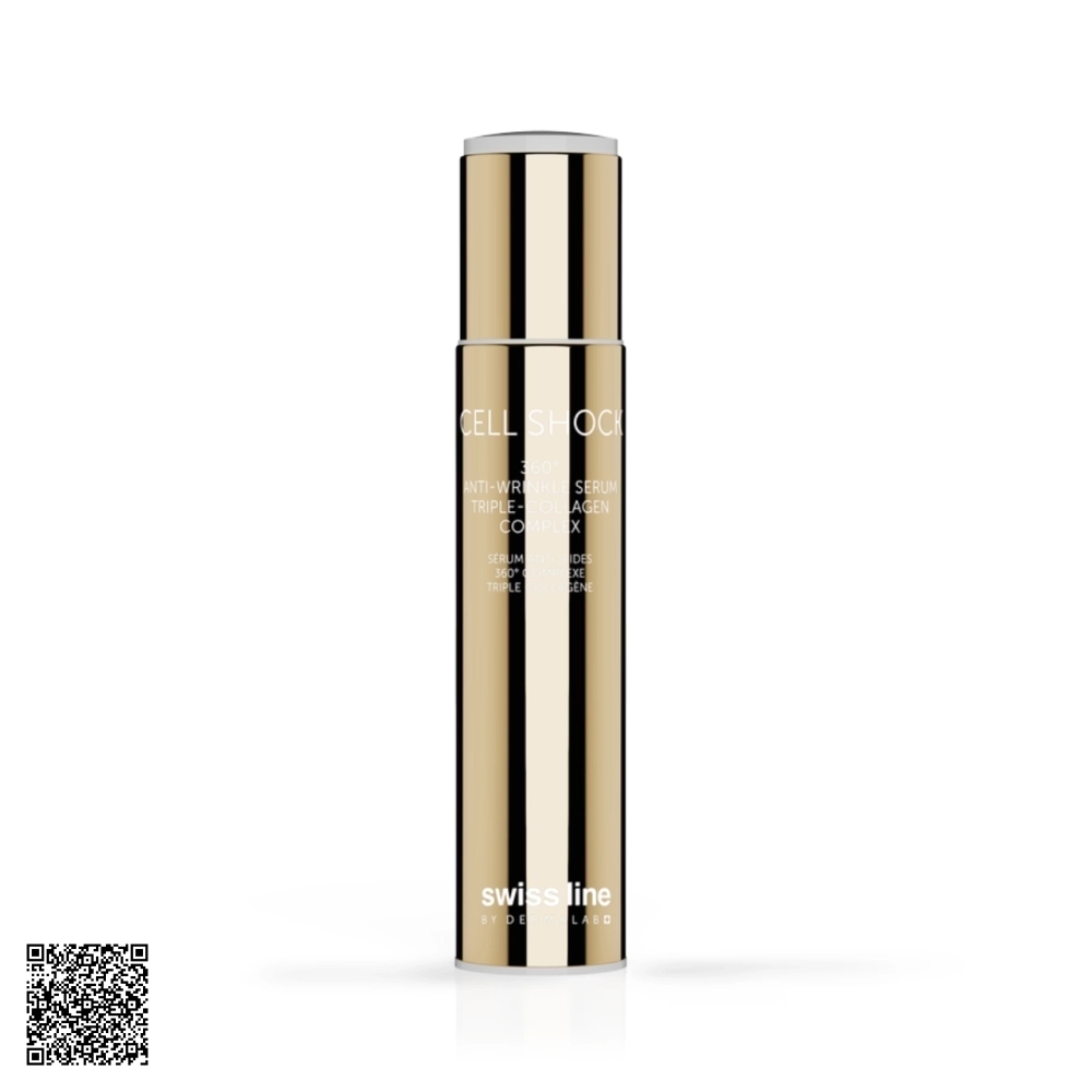 Huyết Thanh Xóa Nhăn Swissline Cell Shock Anti-Wrinkle Serum Triple - Collagen Complex Từ Thuỵ Sĩ 30ml